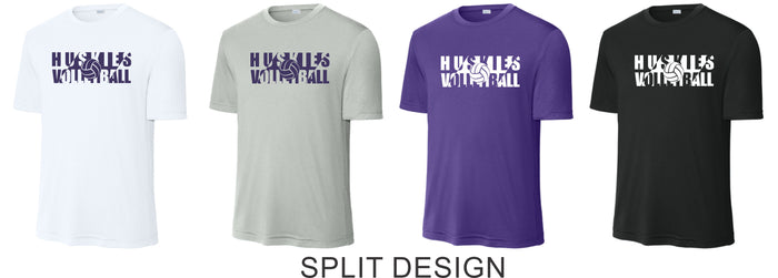 DCHS Volleyball Wicking Short Sleeve Tee - 4 Designs