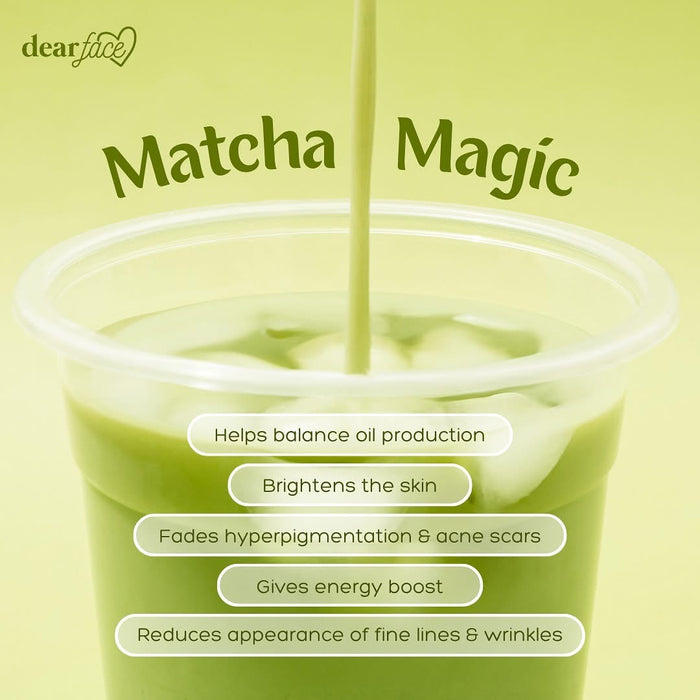 Dear Face Beauty Milk Matcha 10 sachets per pouch
