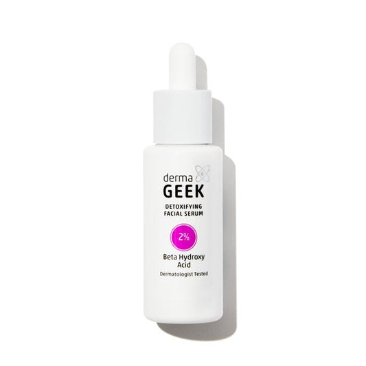 DERMA GEEK detoxifying facial serum 2% Beta Hydroxy Acid سيروم الساليسيليك اسد للبشرة