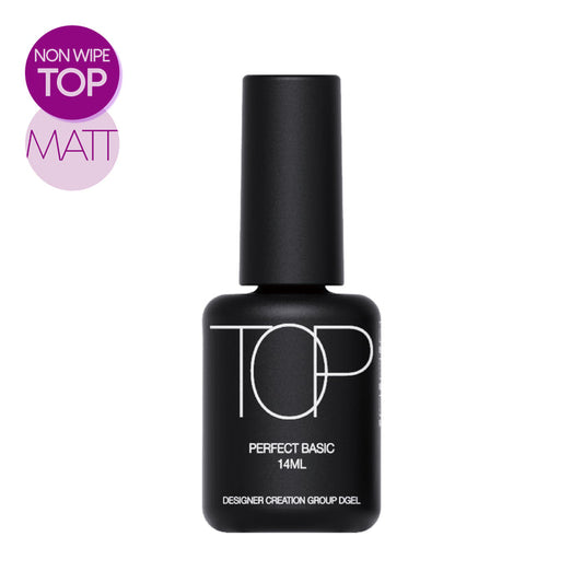 DGel Non-Wipe Matte Top Gel 14ml | GlamTouch UK