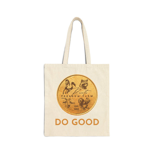 "DO GOOD" Canvas Tote Bag