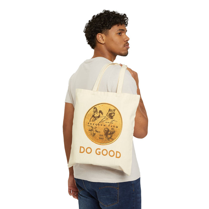 "DO GOOD" Canvas Tote Bag