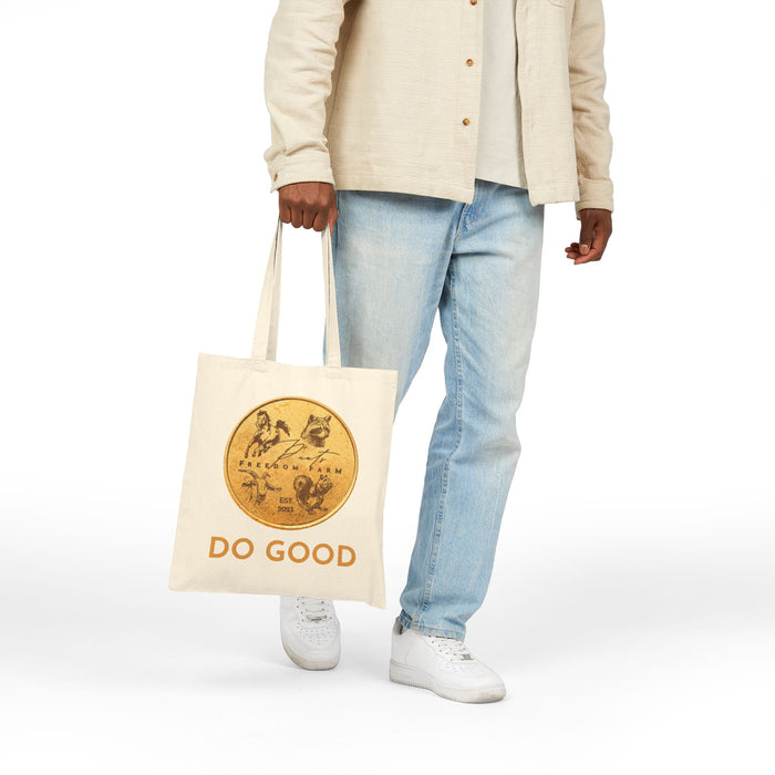 "DO GOOD" Canvas Tote Bag