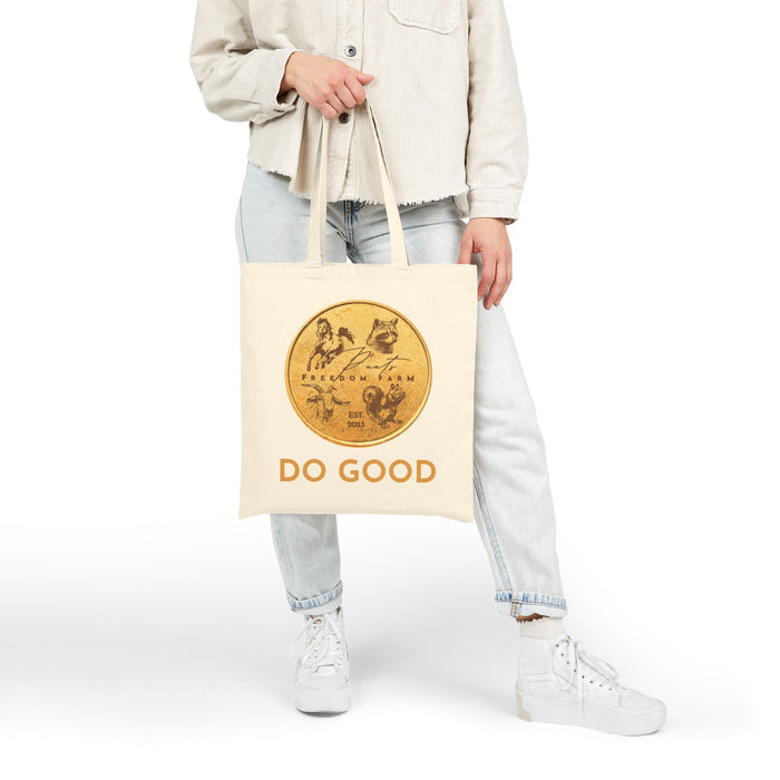 "DO GOOD" Canvas Tote Bag