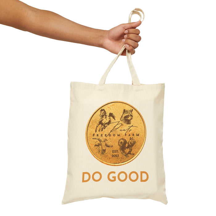 "DO GOOD" Canvas Tote Bag