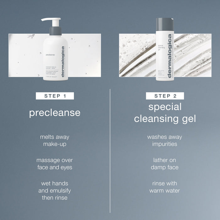double cleanse set steps
