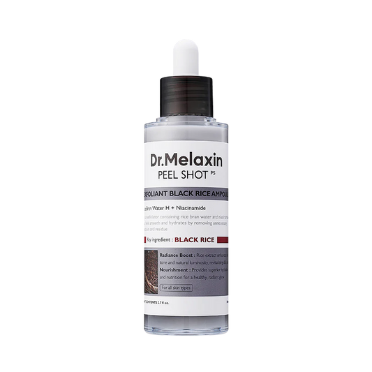 DR MELAXIN Peel Shoot Exfoliating Black Rice Ampoule سيروم الارز الاسود من دكتر ميلاكسين