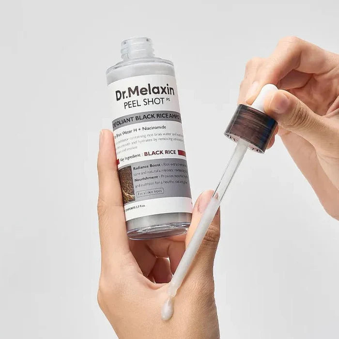 DR MELAXIN Peel Shoot Exfoliating Black Rice Ampoule سيروم الارز الاسود من دكتر ميلاكسين