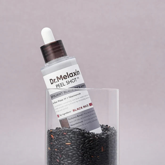 DR MELAXIN Peel Shoot Exfoliating Black Rice Ampoule سيروم الارز الاسود من دكتر ميلاكسين