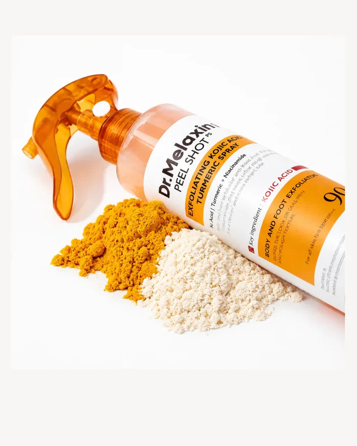 DR MELAXIN peel shot exfoliating kojic acid turmeric spray