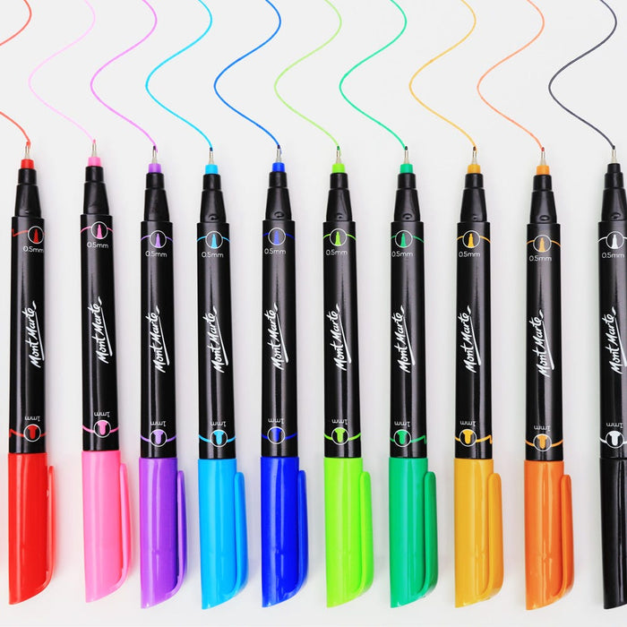 Dual Fine Tip Alcohol Art Markers Premium 12pc