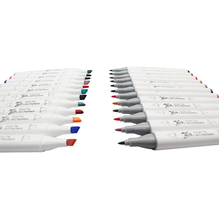 Dual Tip Art Markers in Case Premium 24pc