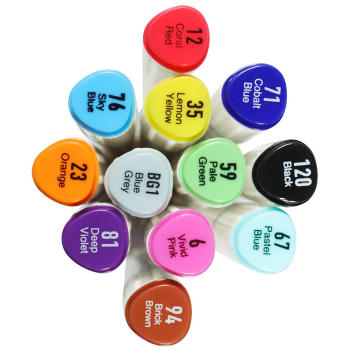 Dual Tip Art Markers Premium 12pc