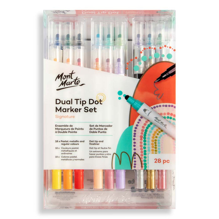 Dual Tip Dot Marker Set Signature 28pc