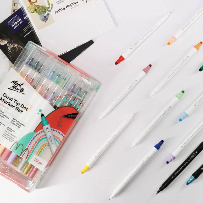 Dual Tip Dot Marker Set Signature 28pc