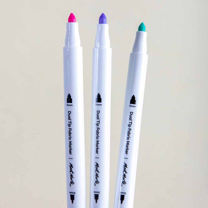 Dual Tip Fabric Markers Signature 12pc