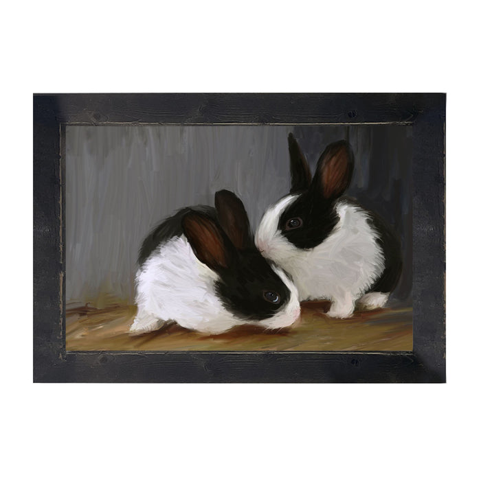 Dutch Bunnies - Framed art