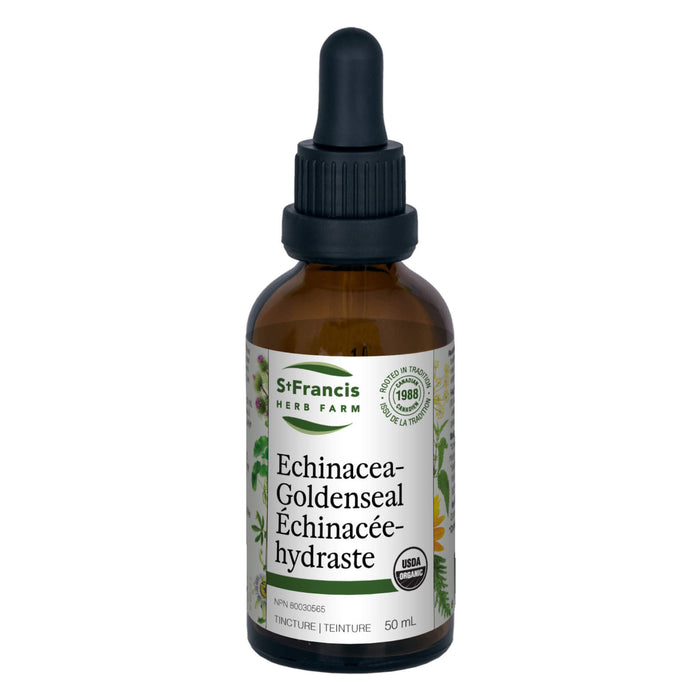 Dropper Bottle of St. Francis Echinacea Goldenseal 50ml
