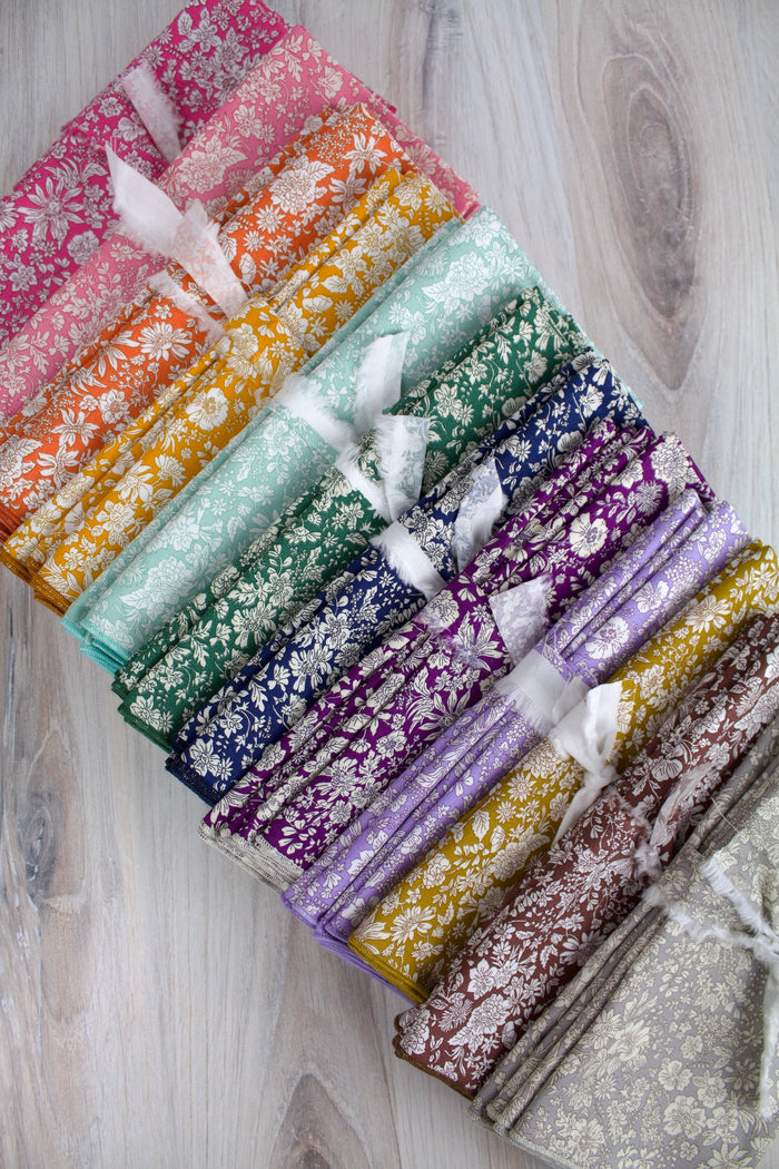 Emily Belle Napkins in Chocolate (Liberty of London Fabric)
