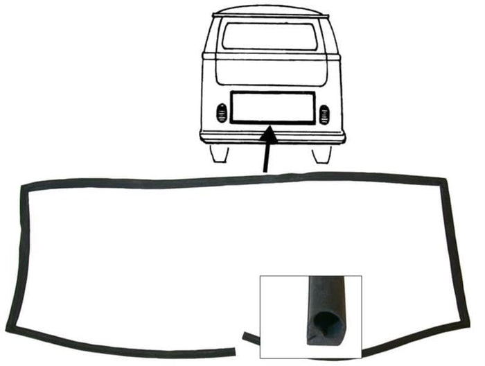Engine Compartment Hatch Seal for 72-79 VW Bus