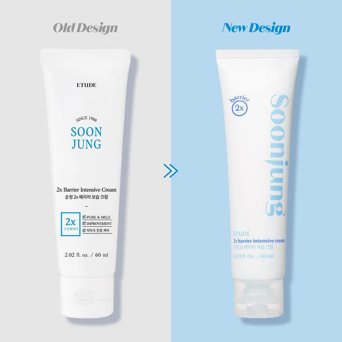 ETUDE Soon Jung Sino 1988 Soothing 2X Barrier Intensive Cream كريم المكثف لتقوية حاجز البشرة من سون جونك ايتود