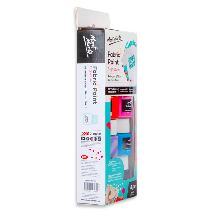 Fabric Paint Set Signature 8pc x 20ml (0.7 US fl.oz)
