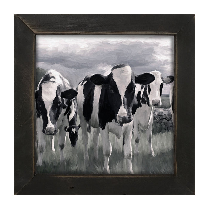 Field of Cows - Framed art