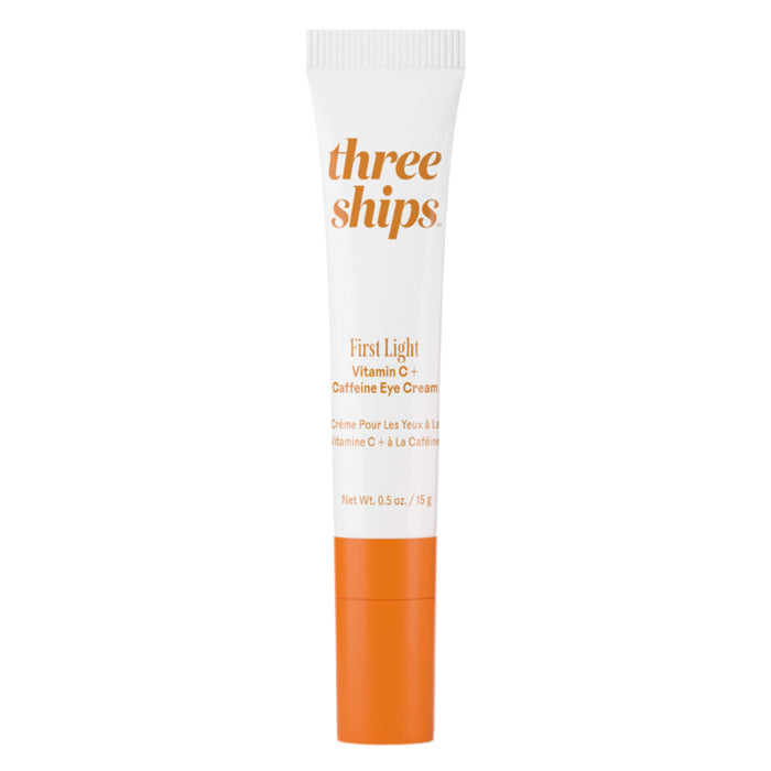 Tube of Three Ships First Light Vitamin C + Caffeine Eye Cream 15g