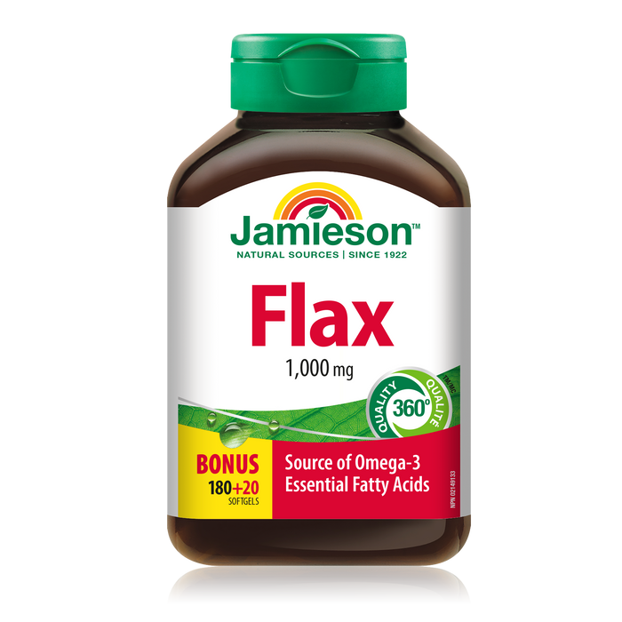 31000449 Jamieson Flax Oil 1,000 mg, 200 ct 6234_MAIN