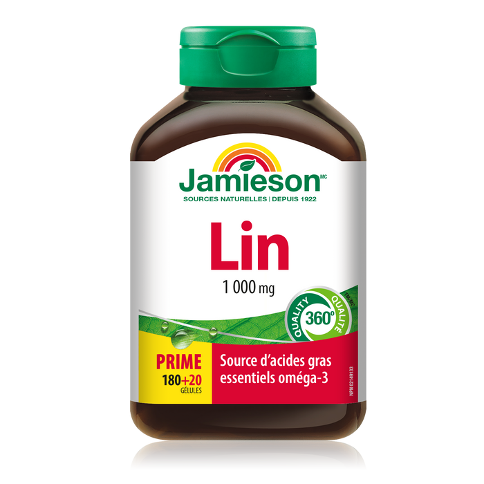 31000449 Jamieson Flax Oil 1,000 mg, 200 ct 6234_MAIN2