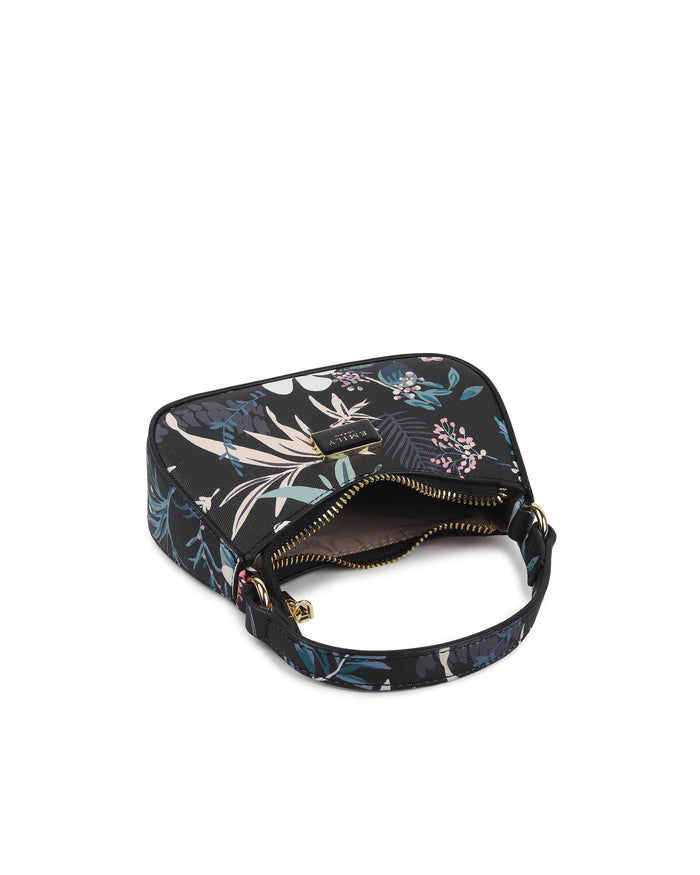 Fleur Mini Bag- Black Floral MB03