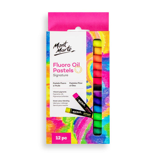 Fluoro Oil Pastels Signature 12pc