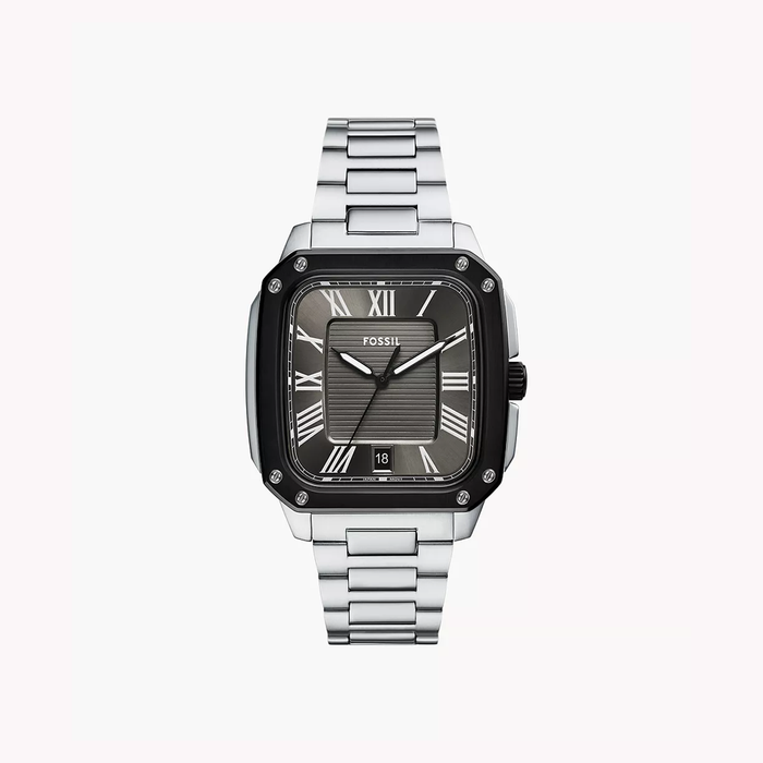 Fossil Crosby Three-Hand Date Stainless Steel Watch