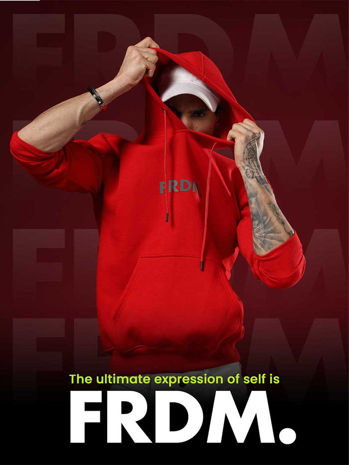 FRDM. Rouge Red Hoodie