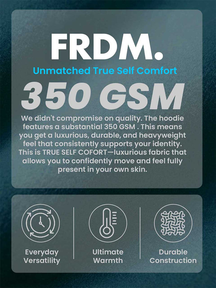 FRDM. Royal Blue Hoodie