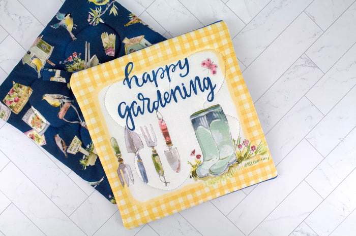 Gingham Garden Potholder