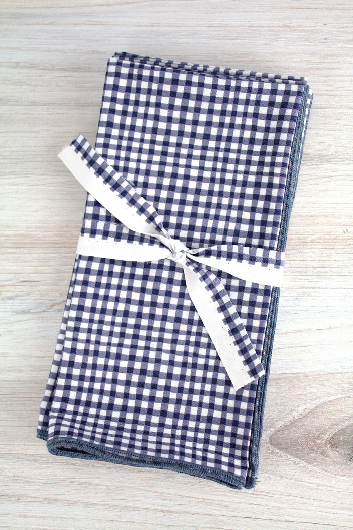 Gingham Grey Napkins