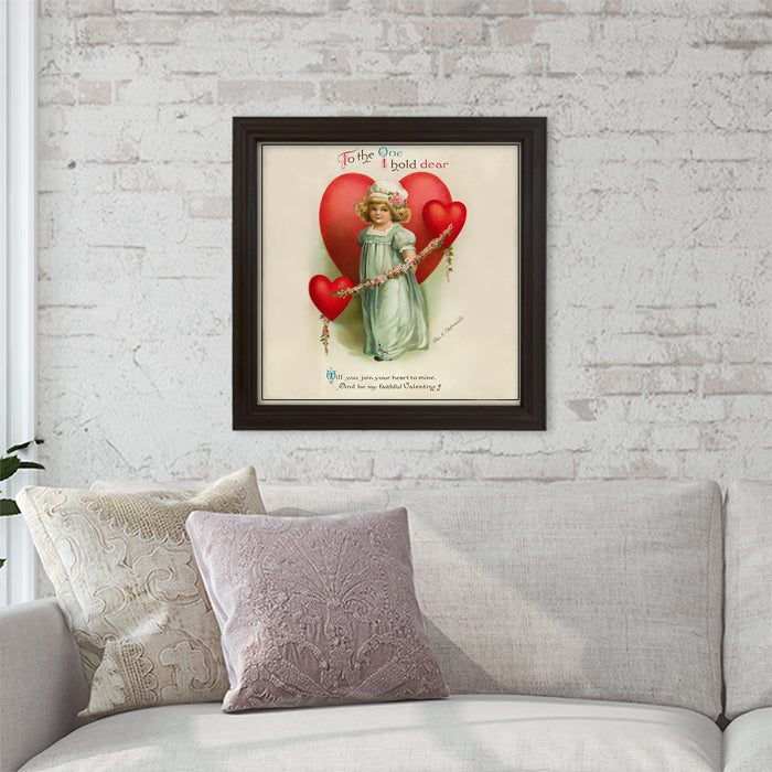 Girl Joining Hearts