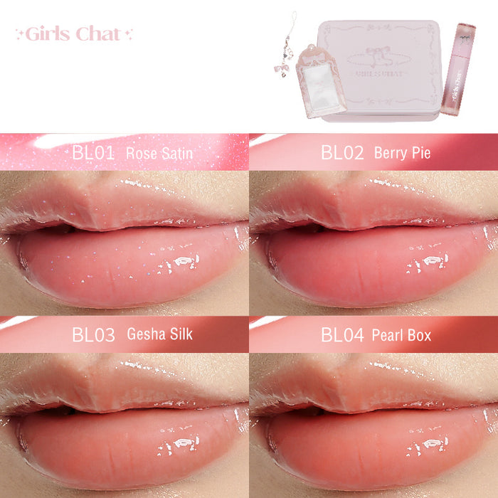 Girls Chat Romantic Rebel Collection 4 Pcs Lip Glaze Set T4198