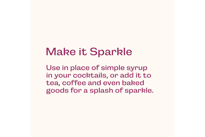 Glitter Simple Syrup - Wood Stove Kitchen