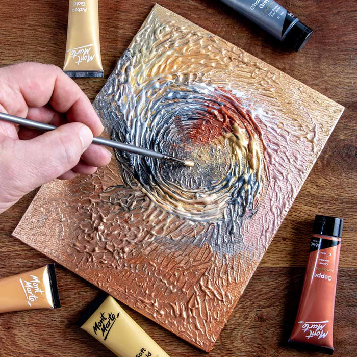 Gold and Silver Acrylic Paint Set Signature 12pc x 36ml (1.2 US fl.oz)