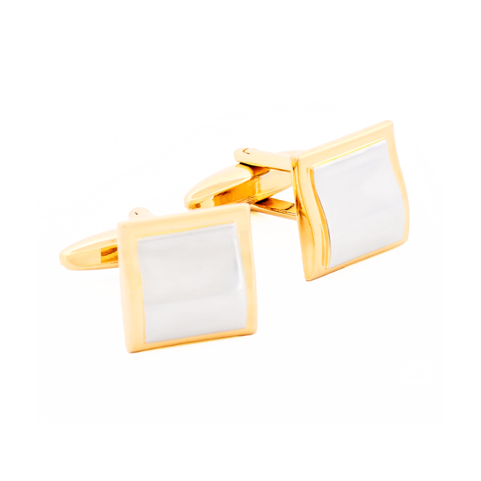 Gold Rhodium Plated Cufflinks