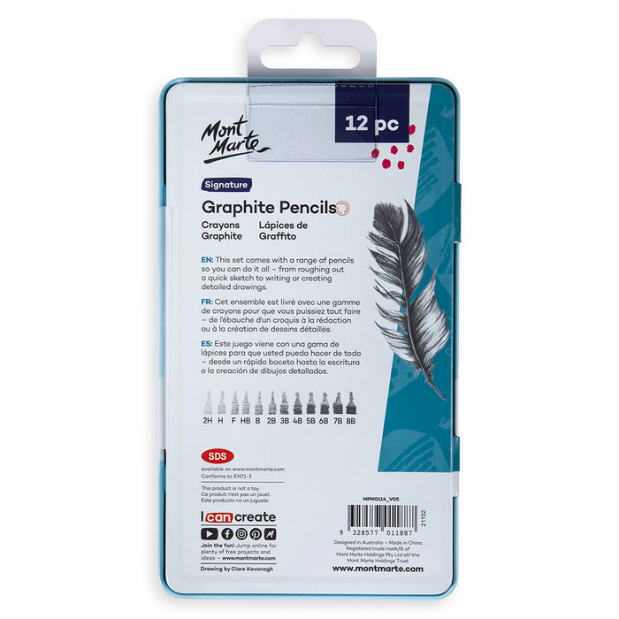 Graphite Pencils Signature 12pc