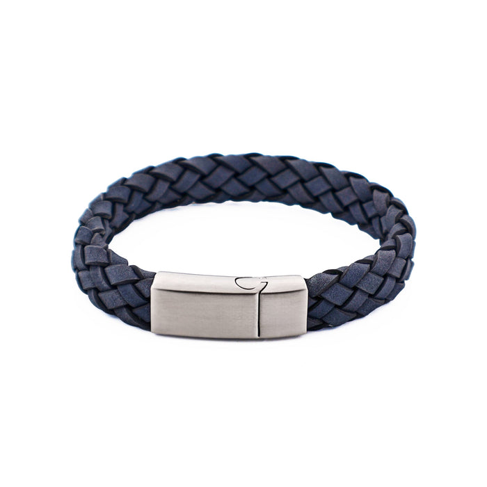 Grey Leather Bracelet