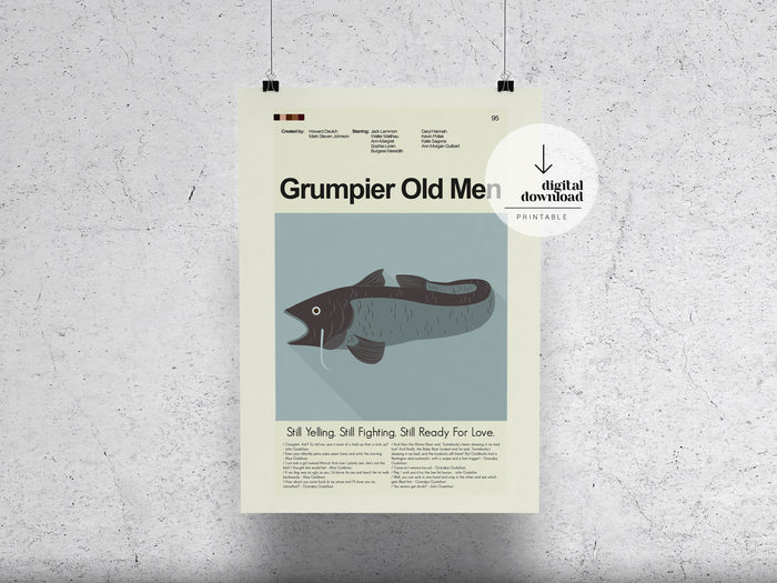 Grumpier Old Men | DIGITAL ARTWORK DOWNLOAD