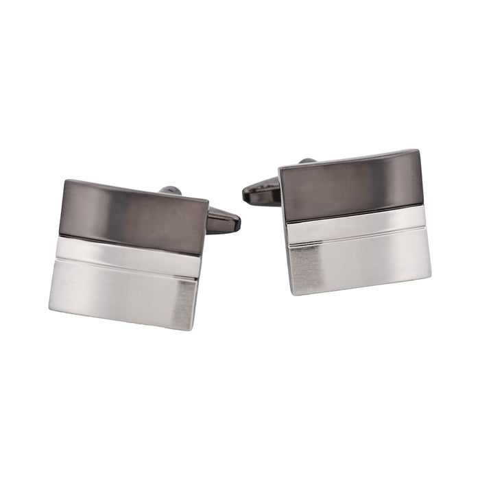 Gun Metal/Rhodium plated Cufflinks