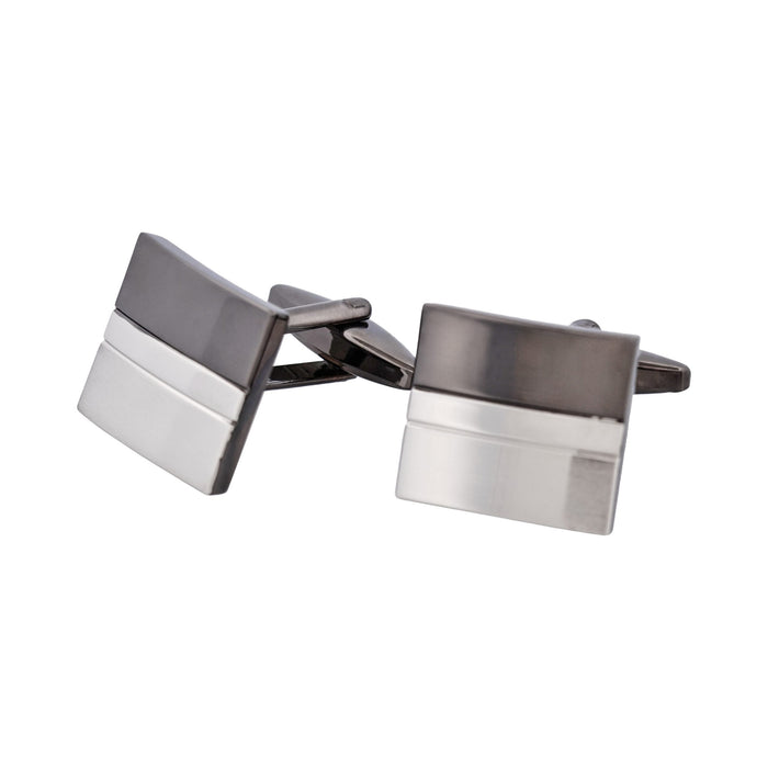 Gun Metal/Rhodium plated Cufflinks