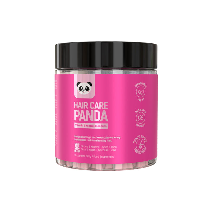 HAIR CARE PANDA - veganiški guminukai plaukams be cukraus