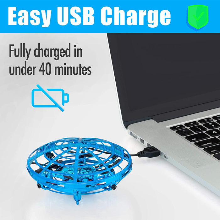 Hand Gesture Mini UFO Drone Toy nebula-light.com