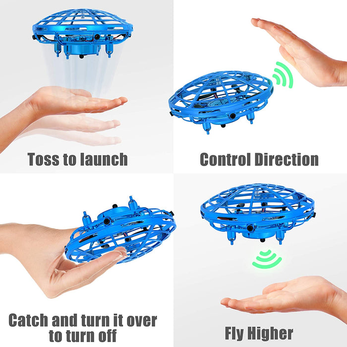 Hand Gesture Mini UFO Drone Toy nebula-light.com